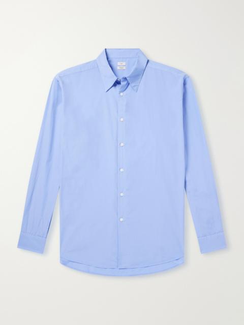 YOKE Classic-Collar Cotton-Poplin Shirt