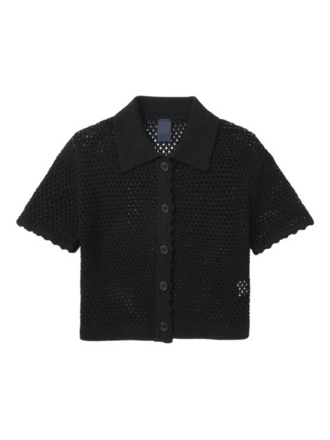 JUUN.J open-knit cardigan