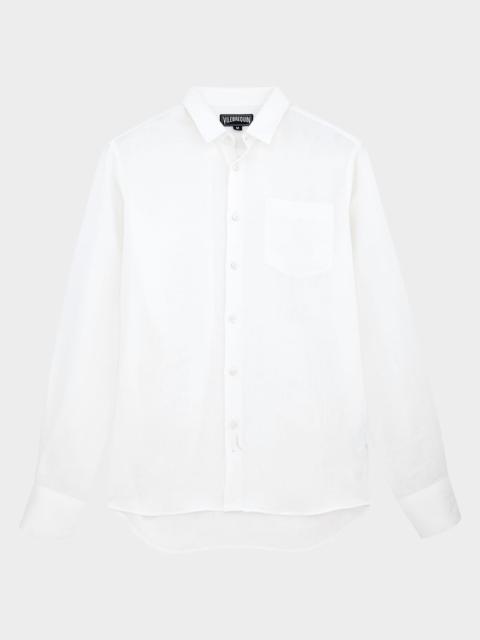 Vilebrequin Caroubis Linen Pocket Sport Shirt