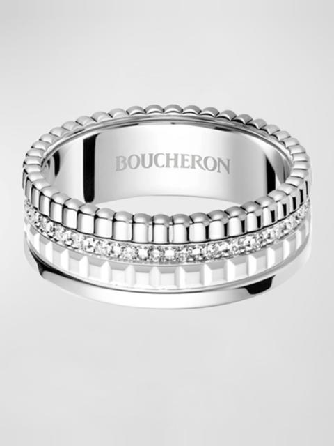Boucheron Quatre 18K White Gold Diamond Ring
