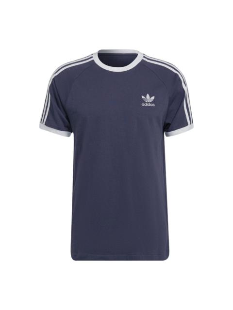 Men's adidas originals Home Short Sleeve Blue Purple T-Shirt HE9545