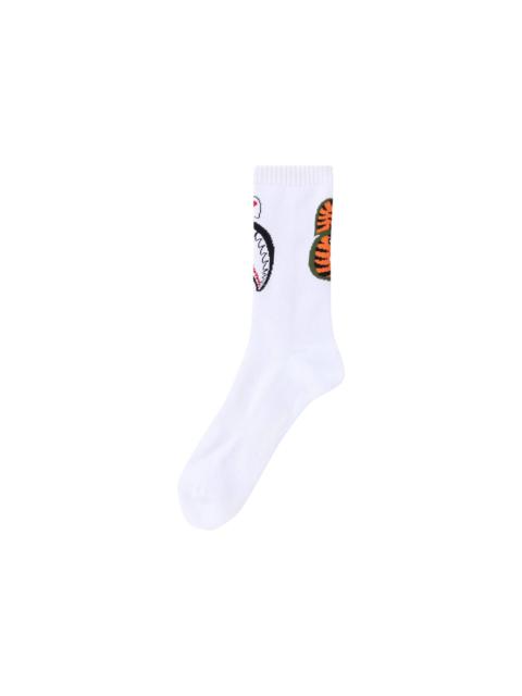 A BATHING APE® BAPE Shark Socks 'White'