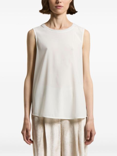 PESERICO round-neck sleeveless top