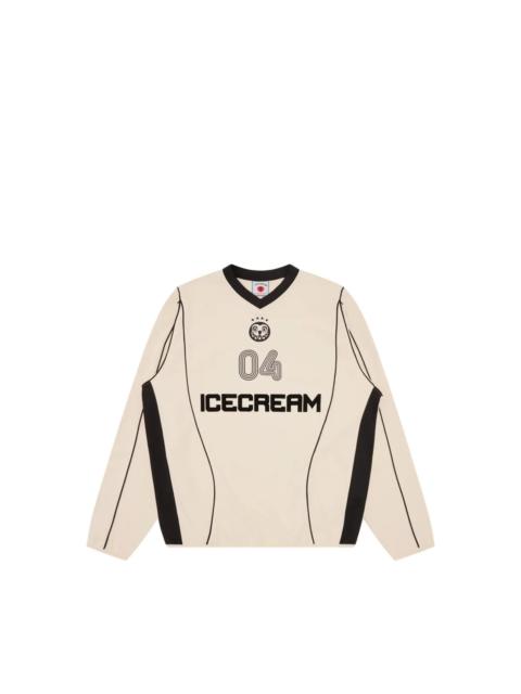 ICECREAM TRAINING LOGO-PRINT V-NECK T-SHIRT
