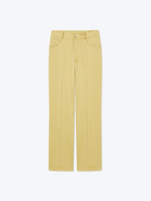 Nanushka MACEN - Slip satin pants - Yellow