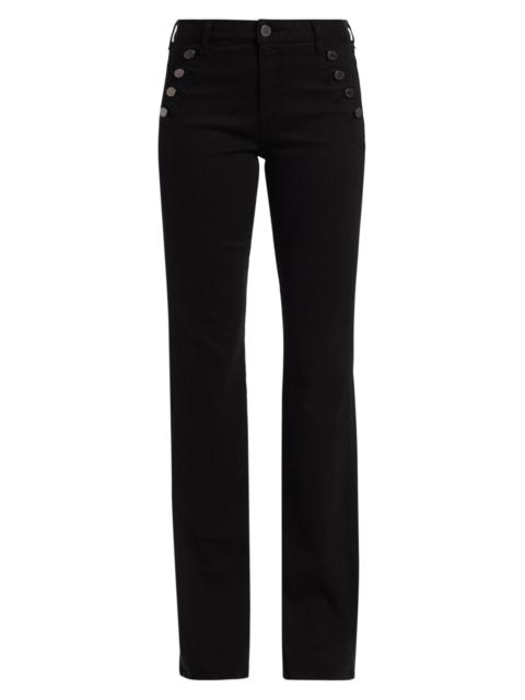 RAMY BROOK Women's Helena High-Rise Bootcut Jeans - Black