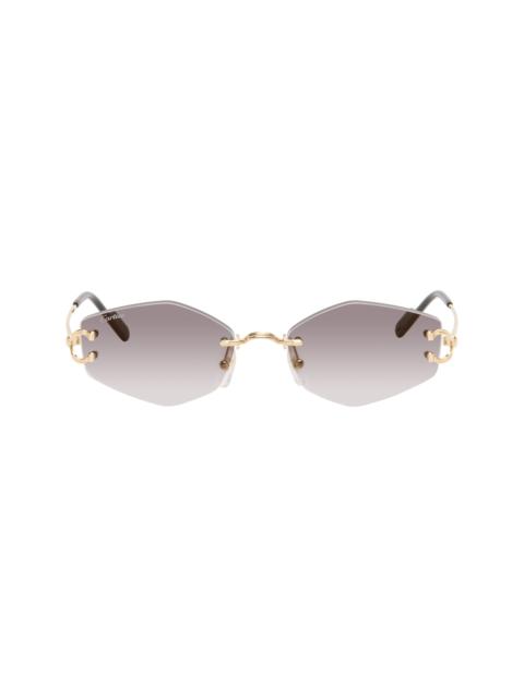 Cartier Gold Classic C Motif Sunglasses