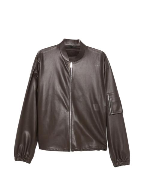 FENDI perforated-leather blouson jacket