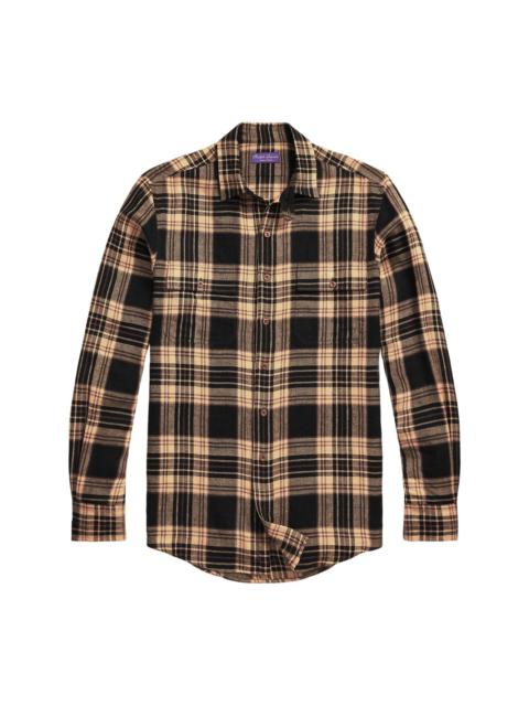 Ralph Lauren tartan two-pocket shirt