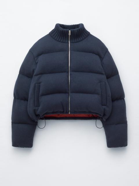 & Other Stories Knitted Puffer Jacket