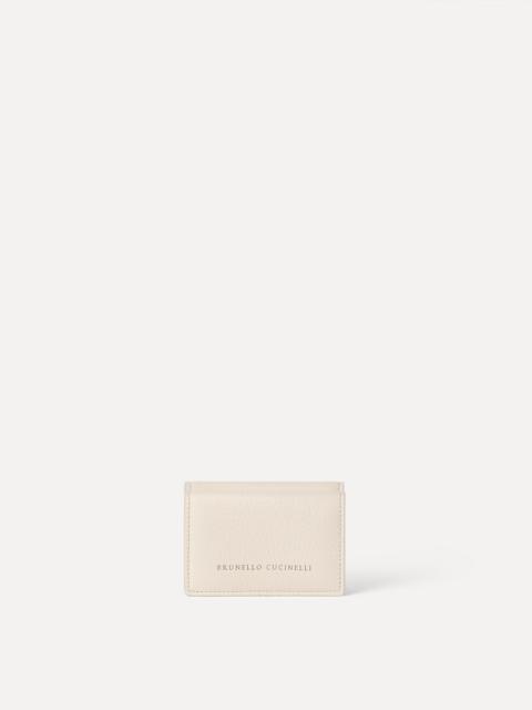 Brunello Cucinelli Grained calfskin trifold wallet