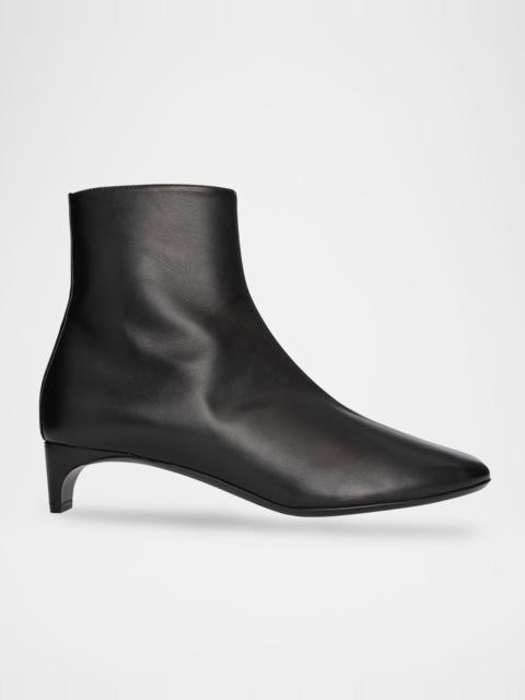 Pierre Hardy Claude Leather Kitten-Heel Ankle Boots