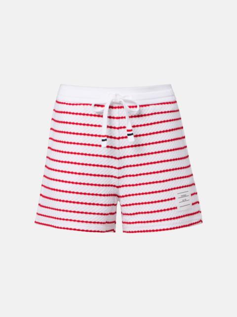 Thom Browne Striped cotton shorts