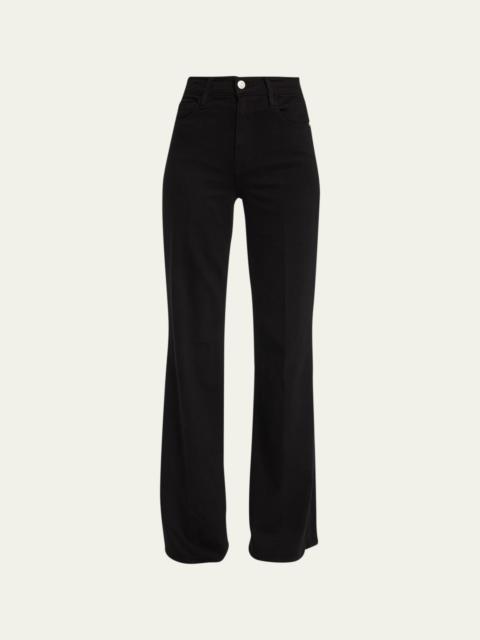 FRAME Le Palazzo High-Rise Wide-Leg Pants