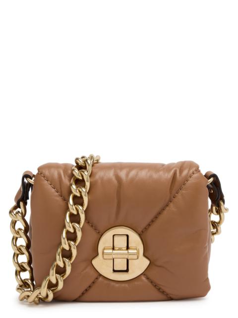 Moncler Puf mini quilted leather shoulder bag