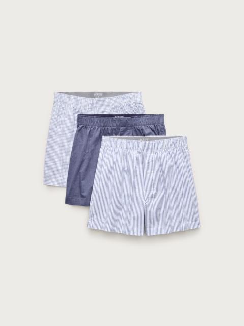 J.CREW Woven boxers multipack