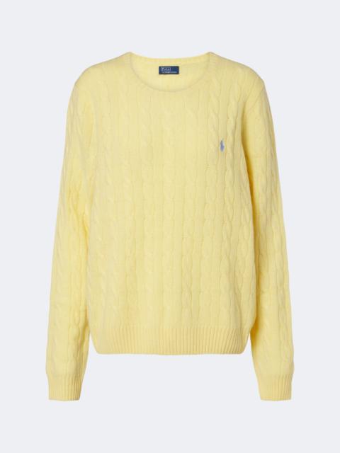 Polo Ralph Lauren Cable-knit wool and cashmere sweater