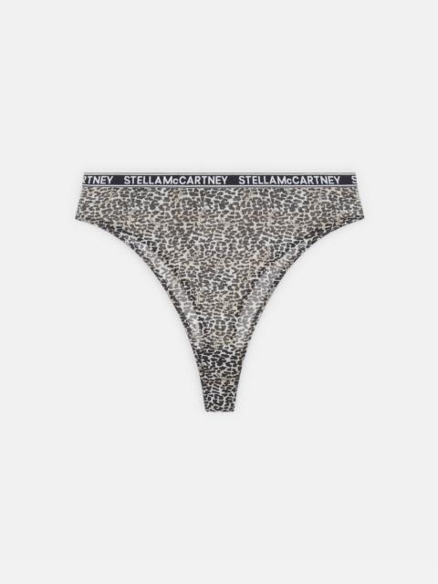 Stella McCartney Amelia Beaming High Leg Thong