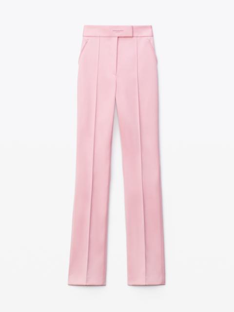 Alexander Wang STACKED LOGO RIVET PANT IN HEAVY SATIN