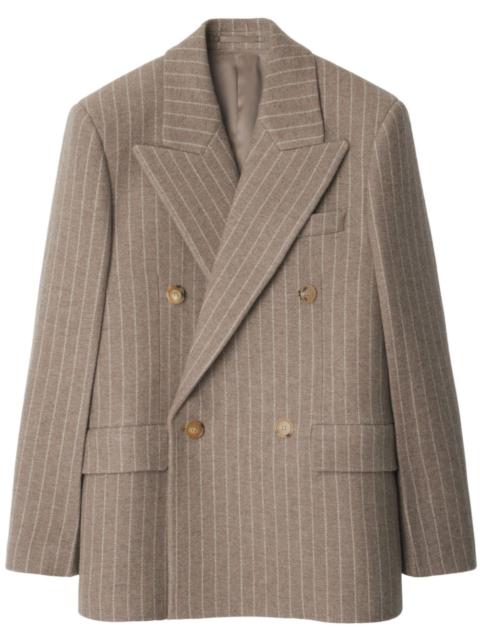 Burberry pinstriped blazer