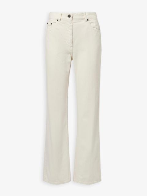 The Row Fargo off-white ecru jeans