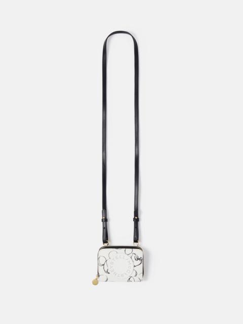 Stella McCartney Fantasia Mickey Print Logo Organic Cotton Cardholder