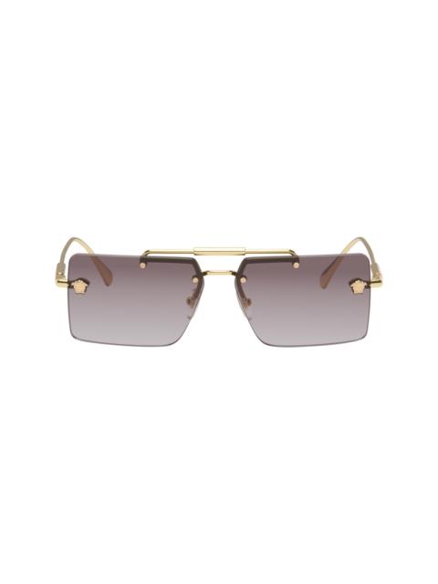 VERSACE Gold Medusa Sunglasses