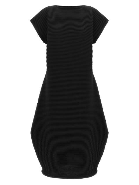 Pleats Please Issey Miyake 'Zig Zag Knit' Dress
