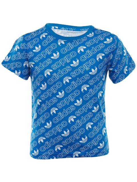 adidas Trefoil Monogram Tee TD "Blue" DN8158