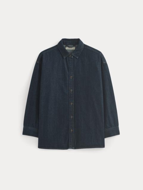EVERLANE THE OVERSIZED DENIM SHIRT
