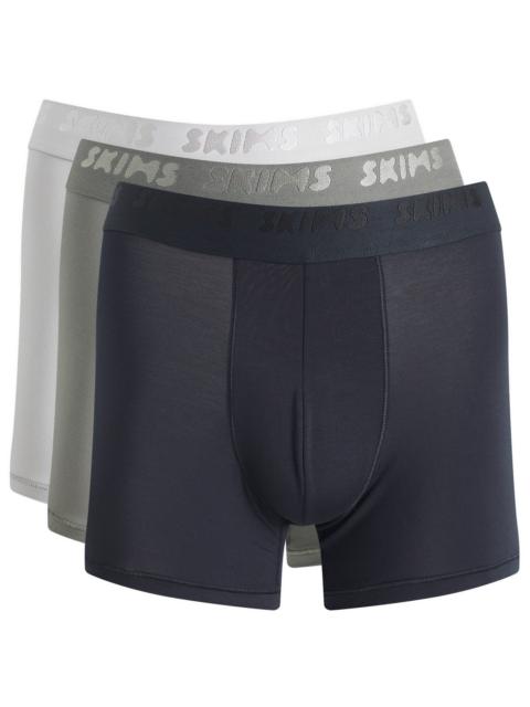 SKIMS SKIMS Cotton Boxer Brief 3" - 3-Pack