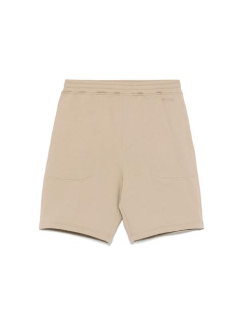 logo-embroidered track shorts