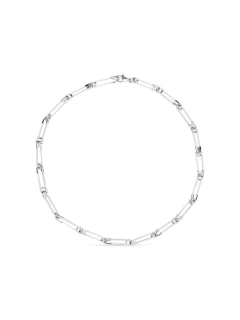 BALENCIAGA Safe Necklace 2.0  in Silver