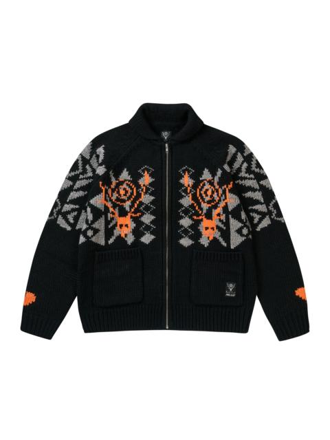 PALACE PALACE SOUTH2 WEST8 COWICHAN KNIT BLACK