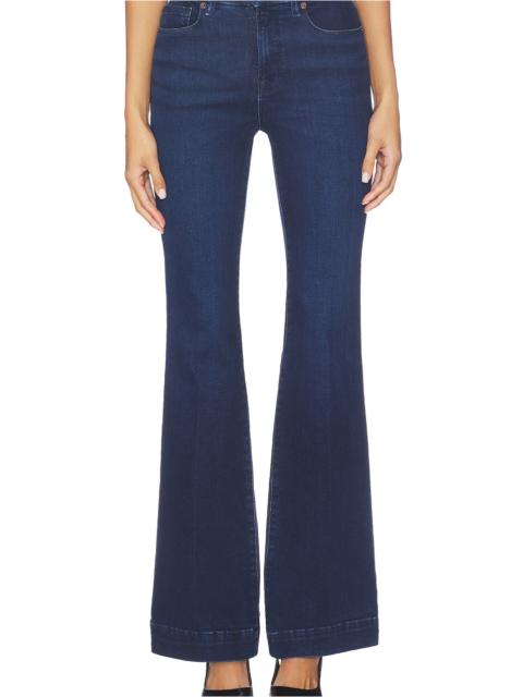 GOOD AMERICAN Good Legs Compression Flare Jeans