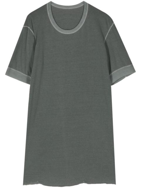 Boris Bidjan Saberi raw-cut hem cotton T-shirt