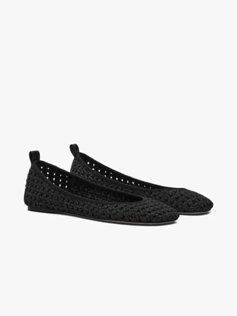 Marc Jacobs THE CROCHET LACE UP BALLERINA
