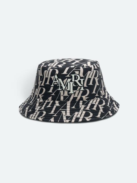 AMIRI AMIRI REPEAT REVERSIBLE BUCKET HAT