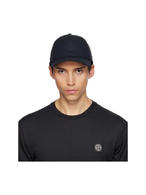 Stone Island Black 9100013 Cotton Reps Cap