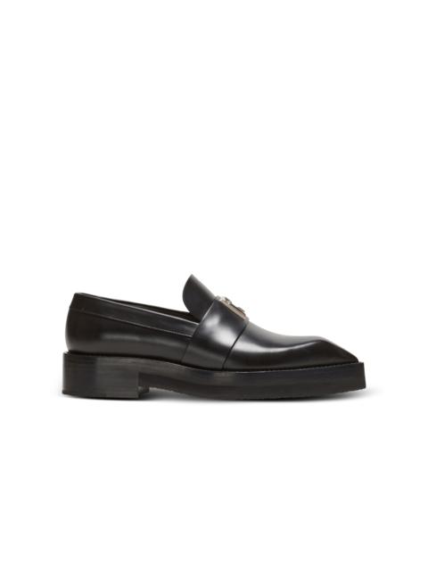 Balmain Ben smooth leather loafers