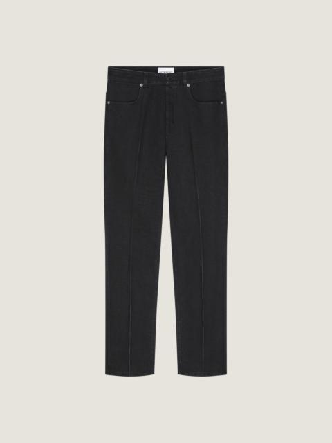 Givenchy STRAIGHT FIT JEANS WITH CREASE EFFECT