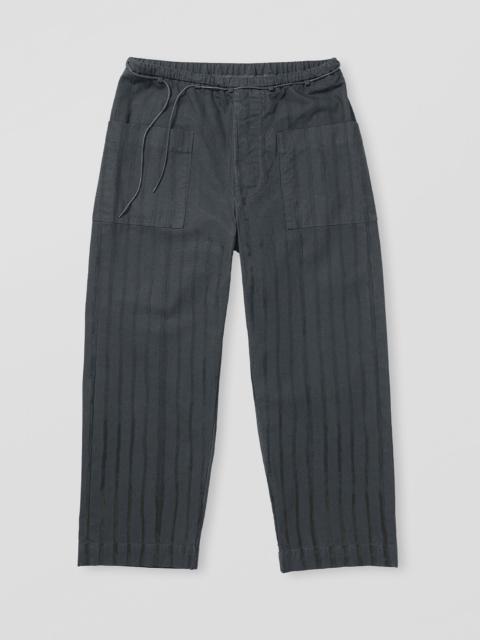 APPLIED ART FORMS Fatigue Stipe Pant - Charcoal