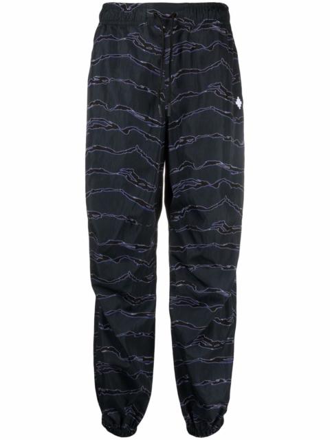 graphic-print track pants