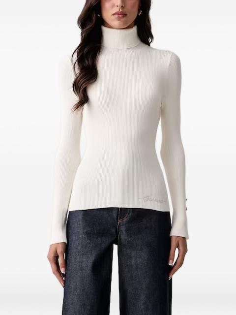 GUESS USA ribbed roll-neck sweater