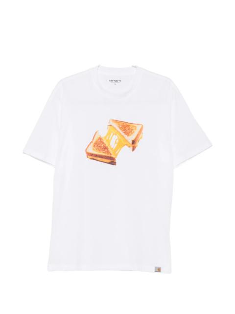 Carhartt Carhartt Cheese-toast-print T-shirt