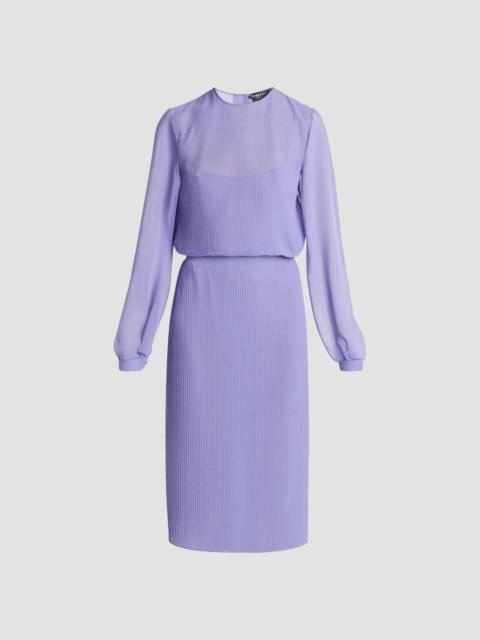 TOM FORD Women's Pleated Chiffon Midi Dress - Blue