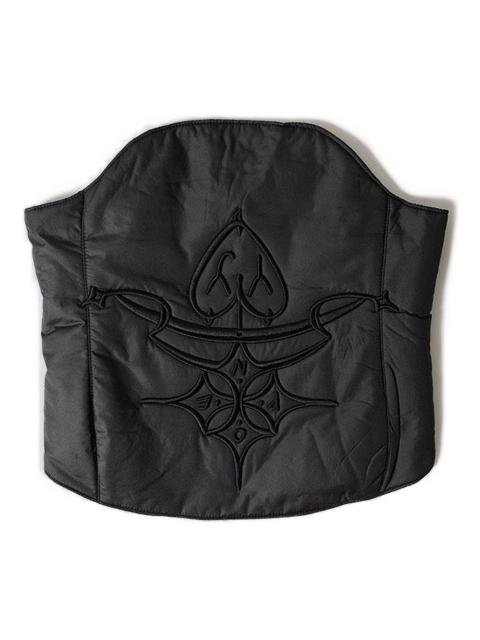 OPEN YY quilted embroidered top