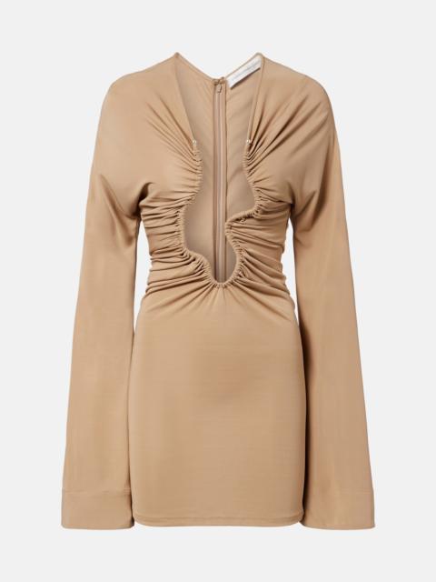 CHRISTOPHER ESBER Salacia ruched minidress