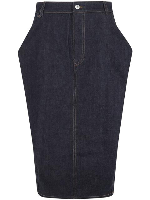 JACQUEMUS Top Cubist "La Jupe Cubisto De Nimes"