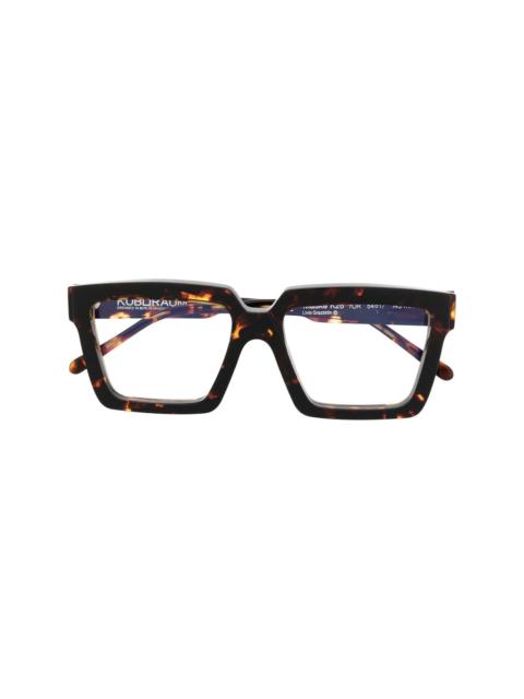 Kuboraum square-frame glasses